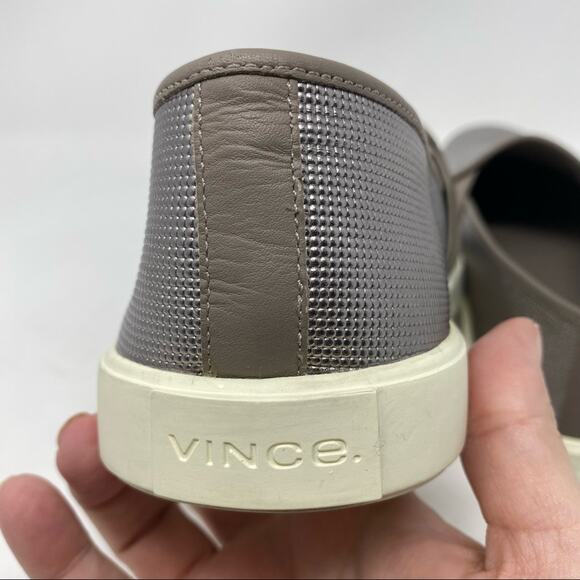 Vince slip-on sneakers in metallic ceramic size 9 - Picture 8 of 9